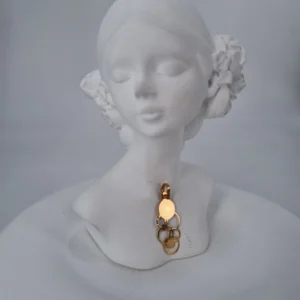 آویز طلای دایره های متصل