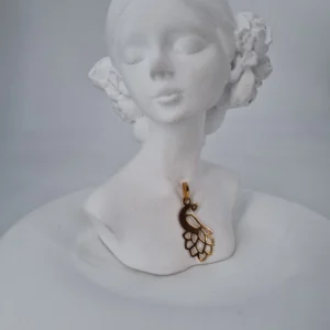 آویز طلای طاووس