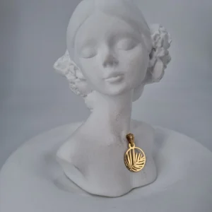 آویز طلای برگ نخل