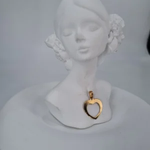 آویز طلای قلب تو خالی