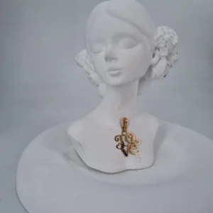 آویز طلای مونوگرام عشق