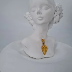 آویز طلای برگ