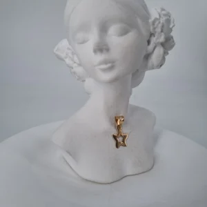 آویز طلا مدل ستاره ای