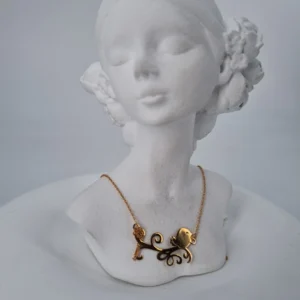 گردنبند طلای شاخه و پرنده