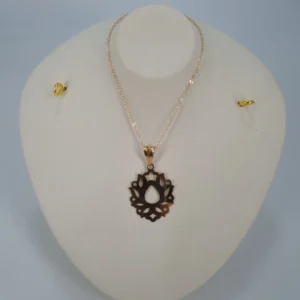 گردنبند طلای لوتوس