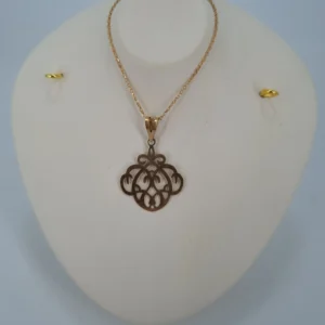 گردنبند طلای طرح اسلیمی