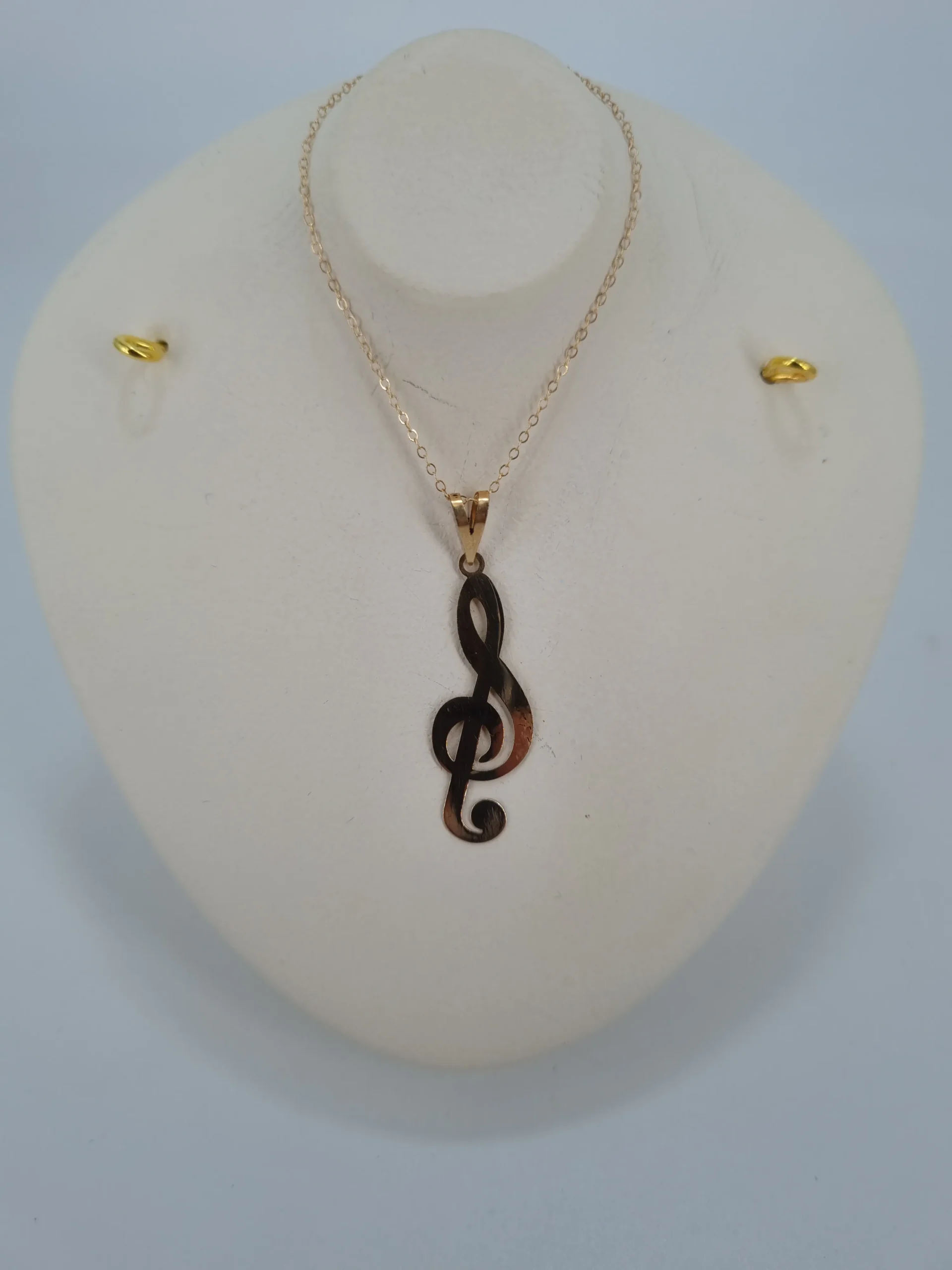 گردنبند طلای نت موسیقی