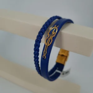 دستبند طلای ویالون سرمه ای