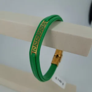 دستبند طلای چرمی ورساچه