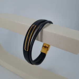 دستبند طلای مستطیل مینیمال