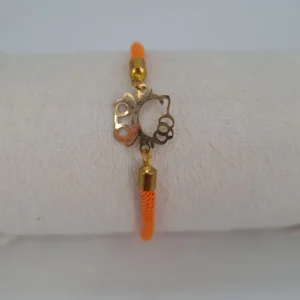 دستبند طلای چرمی کیتی