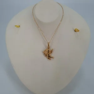 گردنبند طلای گل رز