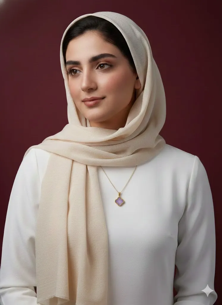 گردنبند طلای شبدر - Image 2