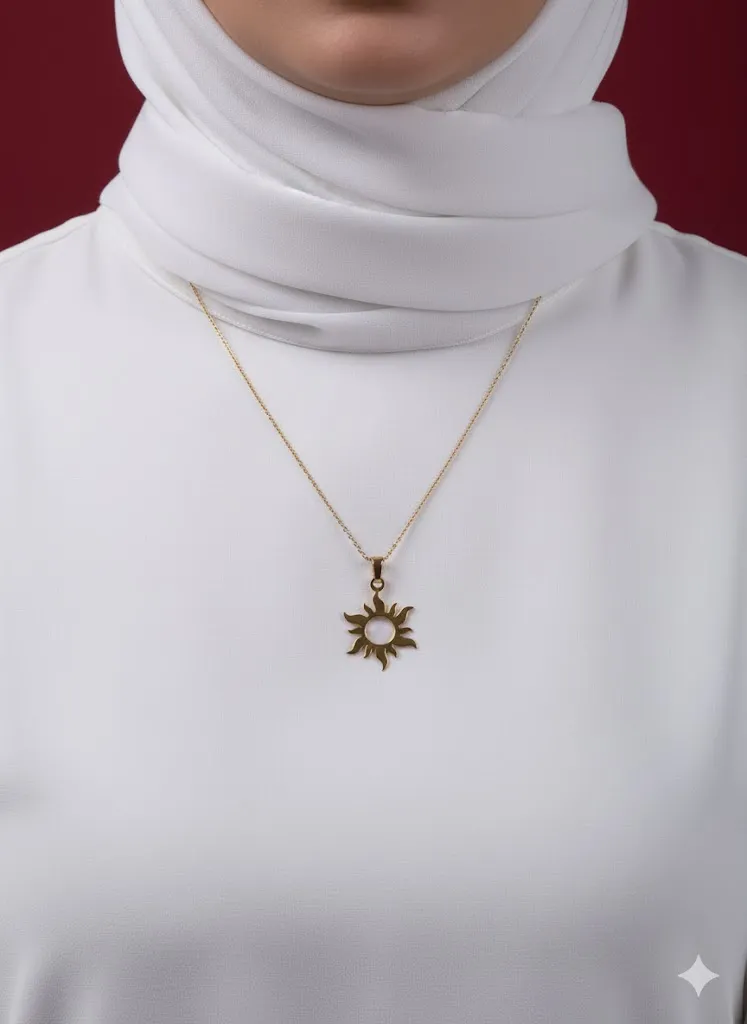 آویز طلای خورشید - Image 2