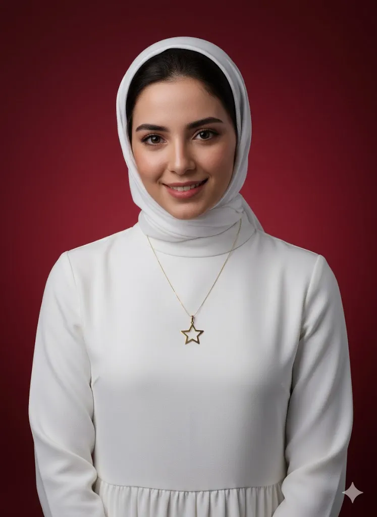 آویز طلای ستاره تو خالی - Image 2