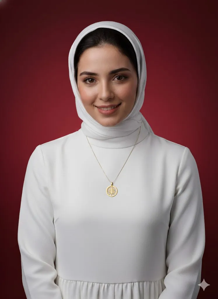 آویز طلای برگ نخل - Image 2