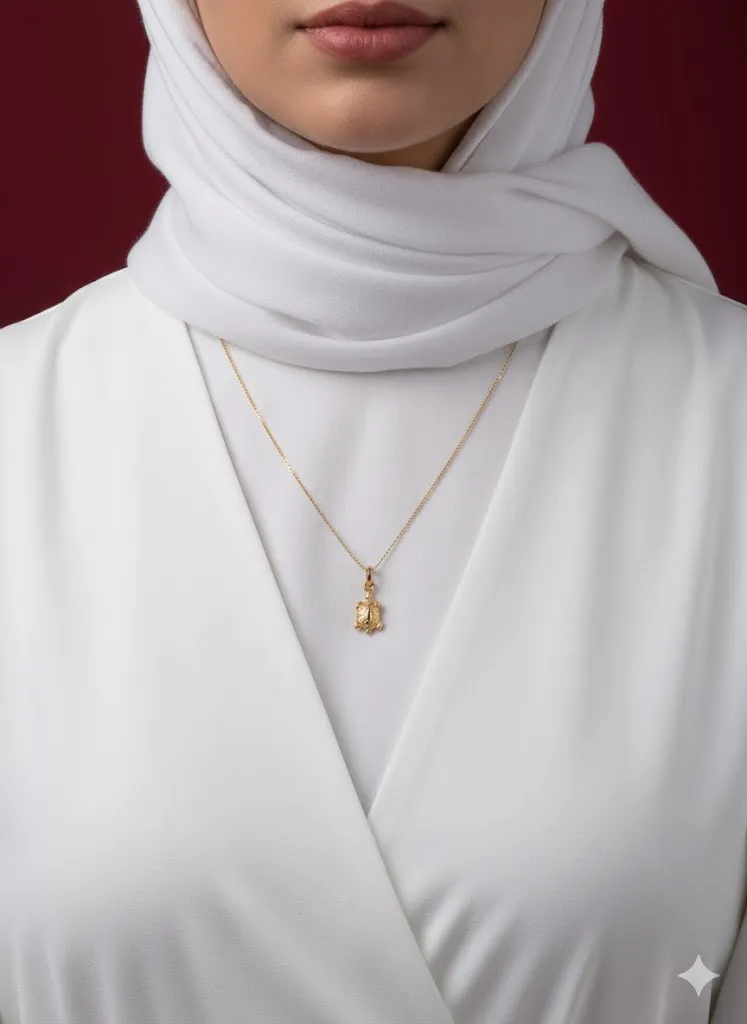 آویز طلای طرح لاکپشت - Image 2