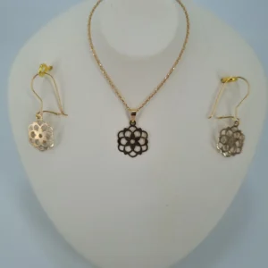 نیم ست طلای نیلوفر