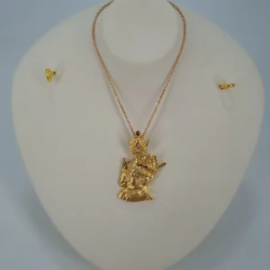 گردنبند طلای طرح شاه و فرح
