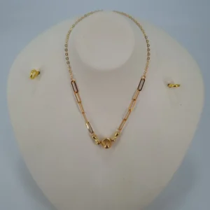 گردنبند طلای زنجیر و گوی