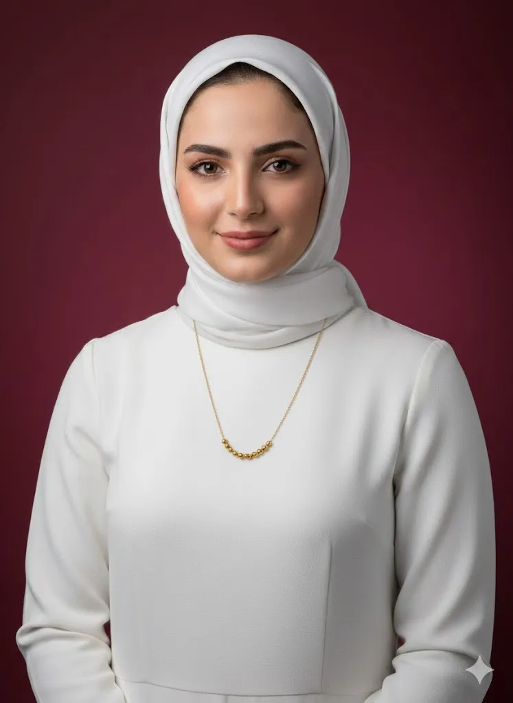 گردنبند طلای مروارید پیوسته - Image 2